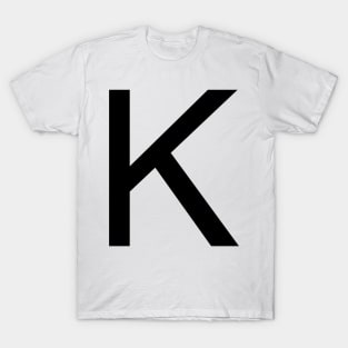Helvetica K T-Shirt